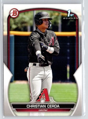 Christian Cerda 2023 Bowman 1st Edition #BPPF-56 Arizona Diamondbacks