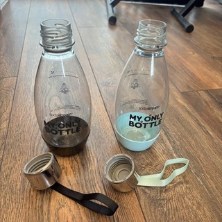 SodaStream My Only Bottle 500ml Reusable x2 Black And Teal