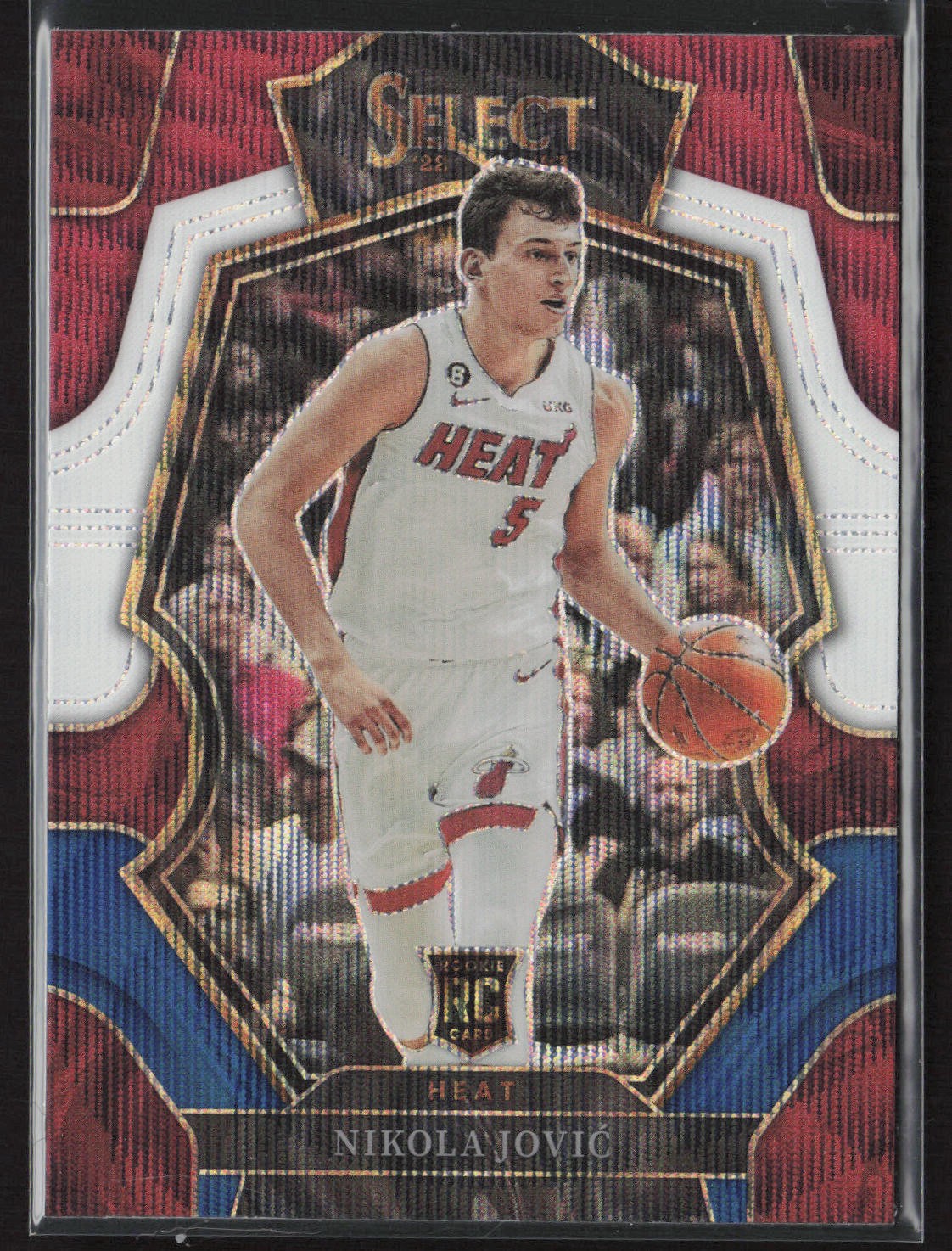 2022-23 Panini Select #170 Nikola Jovic Tri-Color Prizm Rookie RC