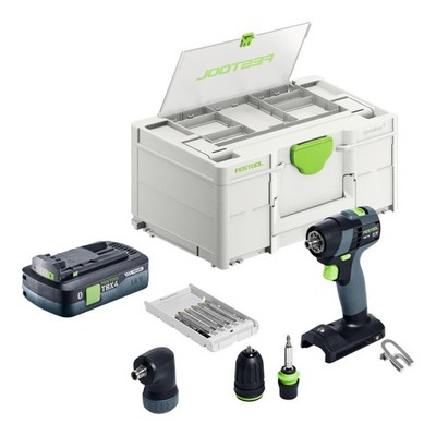 Festool TXS 18-Basic-Set Akku Bohrschrauber 18V 40 Nm + 1x Akku 4 Ah + Systainer
