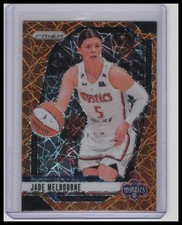 2024 Panini Prizm WNBA #68 Jade Melbourne Orange Velocity Prizms