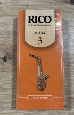 D Addario Rico RKA2530 Alto-Saxophon Blätter Stärke 3   25er Pack