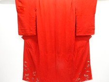 7700580: JAPANESE KIMONO / ANTIQUE KIMONO / SILK / COSTUME OF THE OLD ERA / EDO