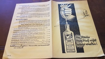 Werbe-Faltblatt - Schoenenberger´s Pflanzensäfte