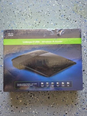 NEW Cisco Linksys E1200 Wireless N300 Wi-Fi Router Sealed