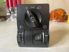 2000-2006 VAUXHALL CORSA C HEADLIGHT CONTROL SWITCH 9116612