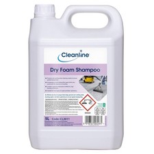 Cleanline Dry Foam Carpet Shampoo | Fabric & Upholstery Cleaner | 5 Litre
