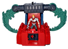 Vintage Toy Biz Battle Builders Razor Mini Figure Vehicle Toy 1996 Hurricane