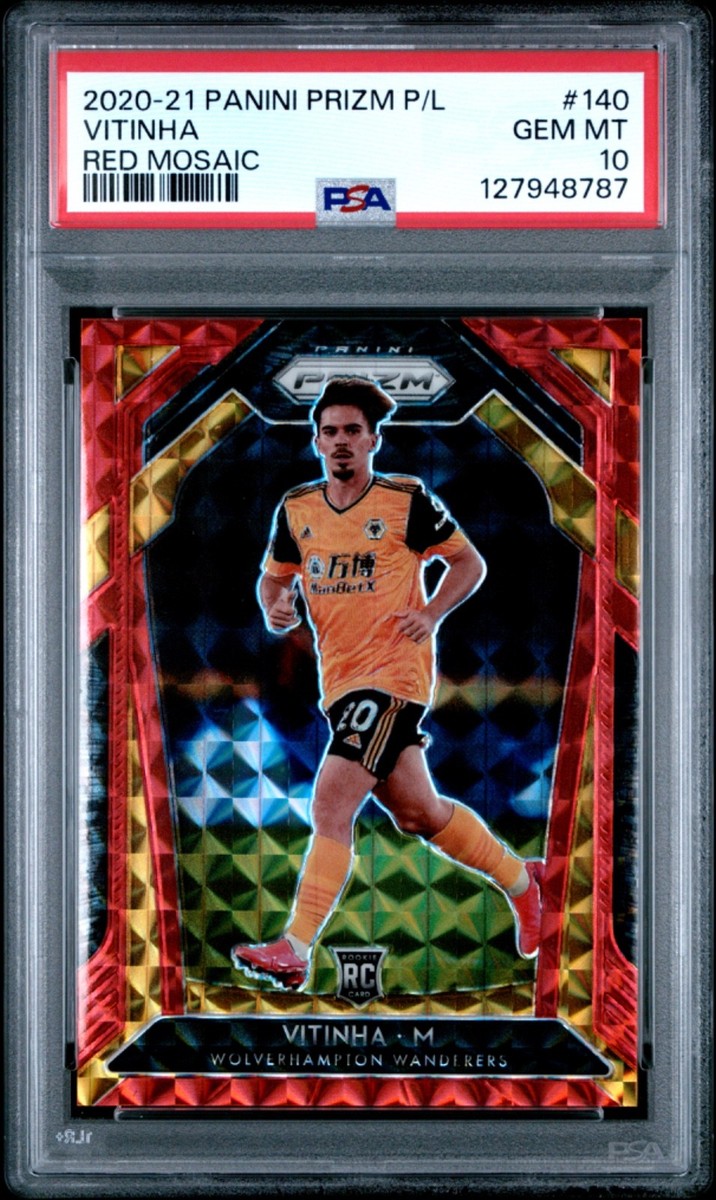 2020-21 Panini Prizm P/L Vitinha #140 Red Mosaic /159 RC rookie
