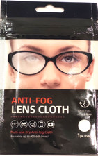 Anti Fog Lens Cloth Eyeglasses Cleaning Wipe Grey Fabric Reusable 400/600 times