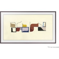 Samsung 65" The Frame Customizable Bezel Modern Brown 