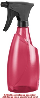 EDA Blumensprüher FUCHSIA, 0,7 Liter, transparent-himbeer