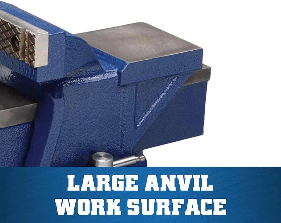 General Purpose Bench Vise, 4" Jaw Width, 3" Max Jaw Opening, 2-1/4" Throat (111 - Image 3 of 4