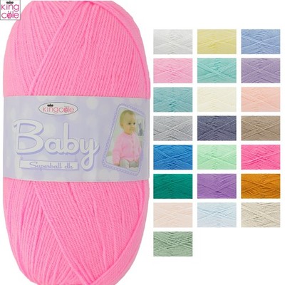 King Cole Superball DK 250g - All Colours Acrylic Knitting Yarn Wool