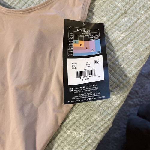 Maidenform Basically Sexy Seamless Smoothing Bodysuit Taupe / Beige Size 3XL NWT - Picture 3 of 5