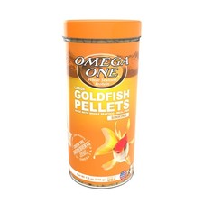 Omega One Goldfish Pellets, Sinking, 6mm Large 7.5 Ounce Pack of 1 