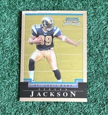 STEVEN JACKSON - 2004 BOWMAN CHROME SUPER BOWL XXXIX ROOKIE CARD # 224 - RAMS
