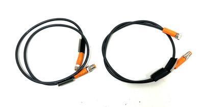 2 x IFM electronic EVC266 Verbindungskabel connection cable Kabel 0,6m