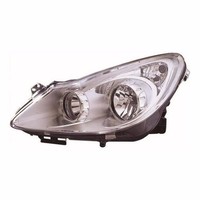 Depo Vauxhall Corsa D Mk3 7/2006-8/2011 Scheinwerfer Chrom UK Links