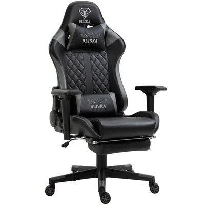TRISENS Gaming Stuhl Sportsitz HomeOffice BürostuhlTS-BS5934 Schwarz/Grau