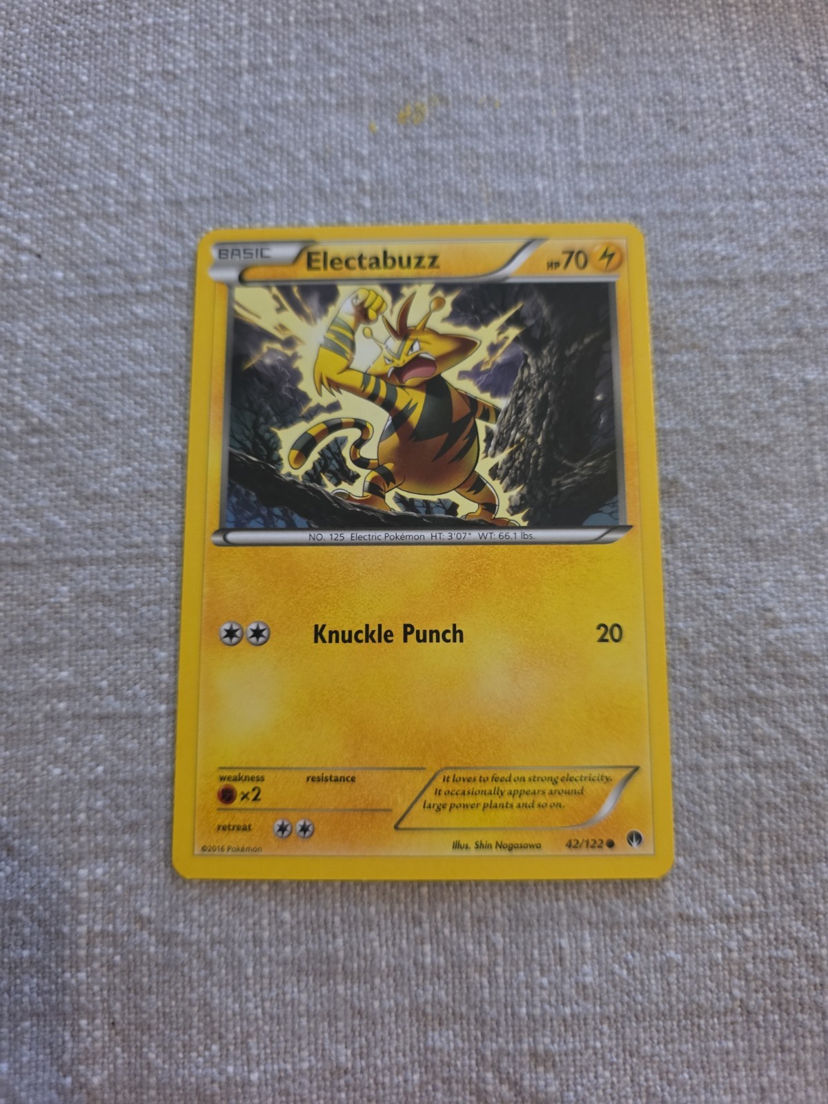 Electabuzz 42/122 - Breakpoint - Common - Pokemon Card TCG - LP