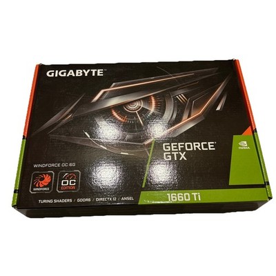 GIGABYTE Nvidia GeForce GTX 1660 Ti Windforce OC 6GB GDDR6