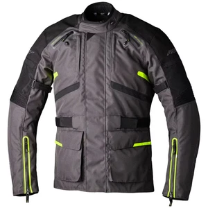 RST Endurance Ce Textile Jacket Motorbike Motorcycle Graphite / Flo Yellow