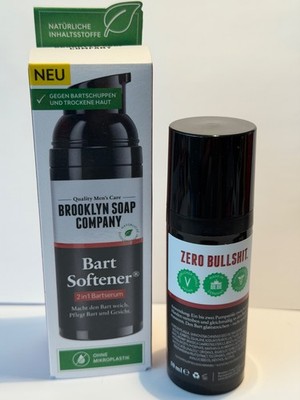 Brooklyn Soap Company 2 In 1 Bartserum 50 ml Bart Softener Neu + OVP