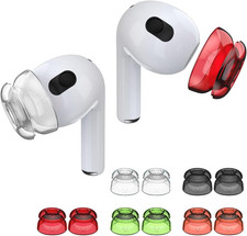5 Pairs Airpods Ear Tips Covers Soft Silicone , Compatible with Airpods 3  2 
