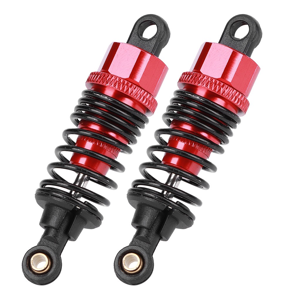 2pcs Metal Shock Struts Damper Strong Durable Fit For 1/10 RC Car Red Excellent
