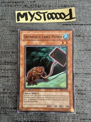 Yu-Gi-Oh! Karte Frosch Giftlanze CRV-FR028 Französisch gebraucht
