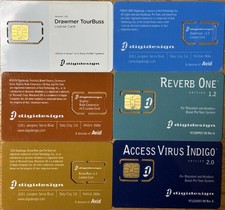 Lot of 6 Avid DigiDesign Plug in iLok Activation Card Reverb One Drawmer Virus