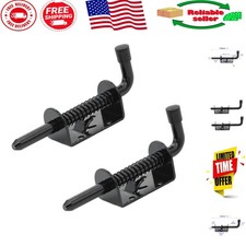 Durable 5 Inch Spring Loaded Latch Bolt - Easy Install Lock for Home Security