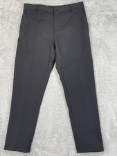 Banana Republic Pants Mens 36x30 Gray Performance Travel Zip Pocket Tech GUC