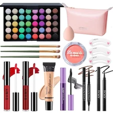 "Makeup Set for Women - Full Kit for Beginners & Pros, Travel-Friendly Gift Set"