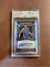 2022-23 Panini Prizm Ousmane Dieng Rc Auto Silver JBH10+10 Penmanship QA71