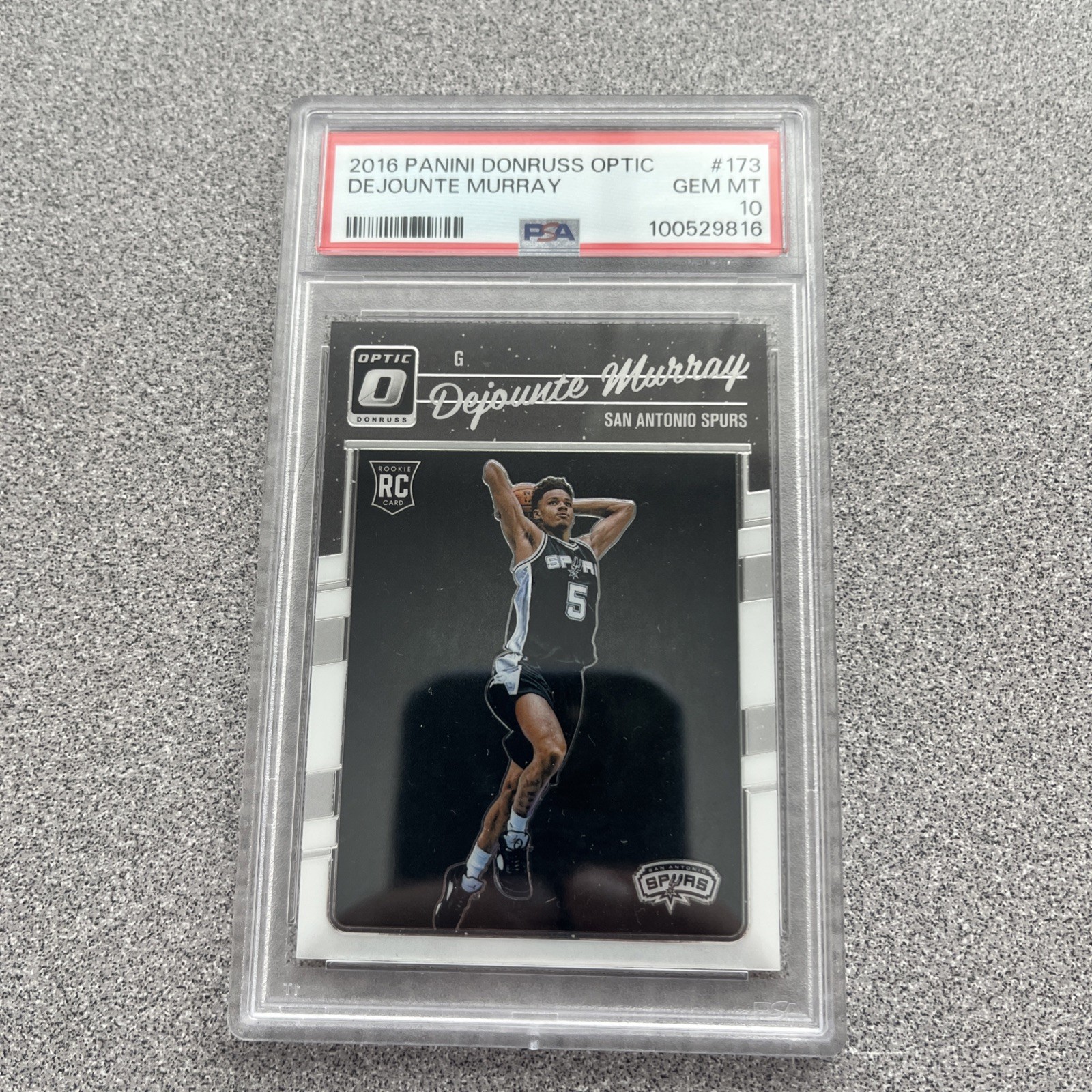 Dejounte Murray 2016 Panini Donruss Optic PSA 10 RC Rookie