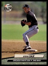 Steve Sax 1992 Ultra #341 Chicago White Sox MLB READ FREE SHIPPING AutographDen