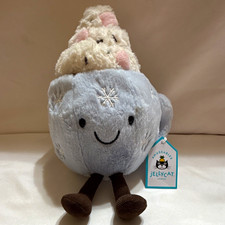 Jellycat Amuseables Hot Chocolate w/Marshmallows Plush Stuffed Toy A4HOTCM T0003