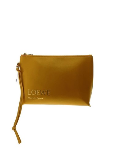 LOEWE Clutch Bag Leather ORN Cle0Mipx01 Used