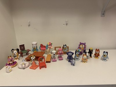 Bluey Figure Lot Moose Toys Friends Bingo Jean-Luc Coco Chloe Honey Calypso