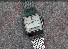 Vintage Watch CASIO AQ-330 ANA-DIGI .New battery-Works