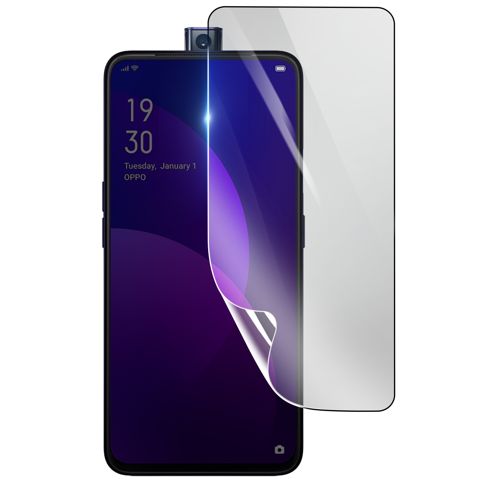 Film hydrogel Oppo F11 Pro antichoc transparent 3mk incassable