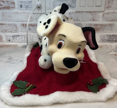 VTG 90s Disney 101 Dalmatians Dog Telco Animated Christmas Sound & Motion Works