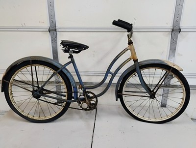 Vintage Schwinn Ladies Skiptooth Skip Tooth Step Through Bicycle Barn Find 24''