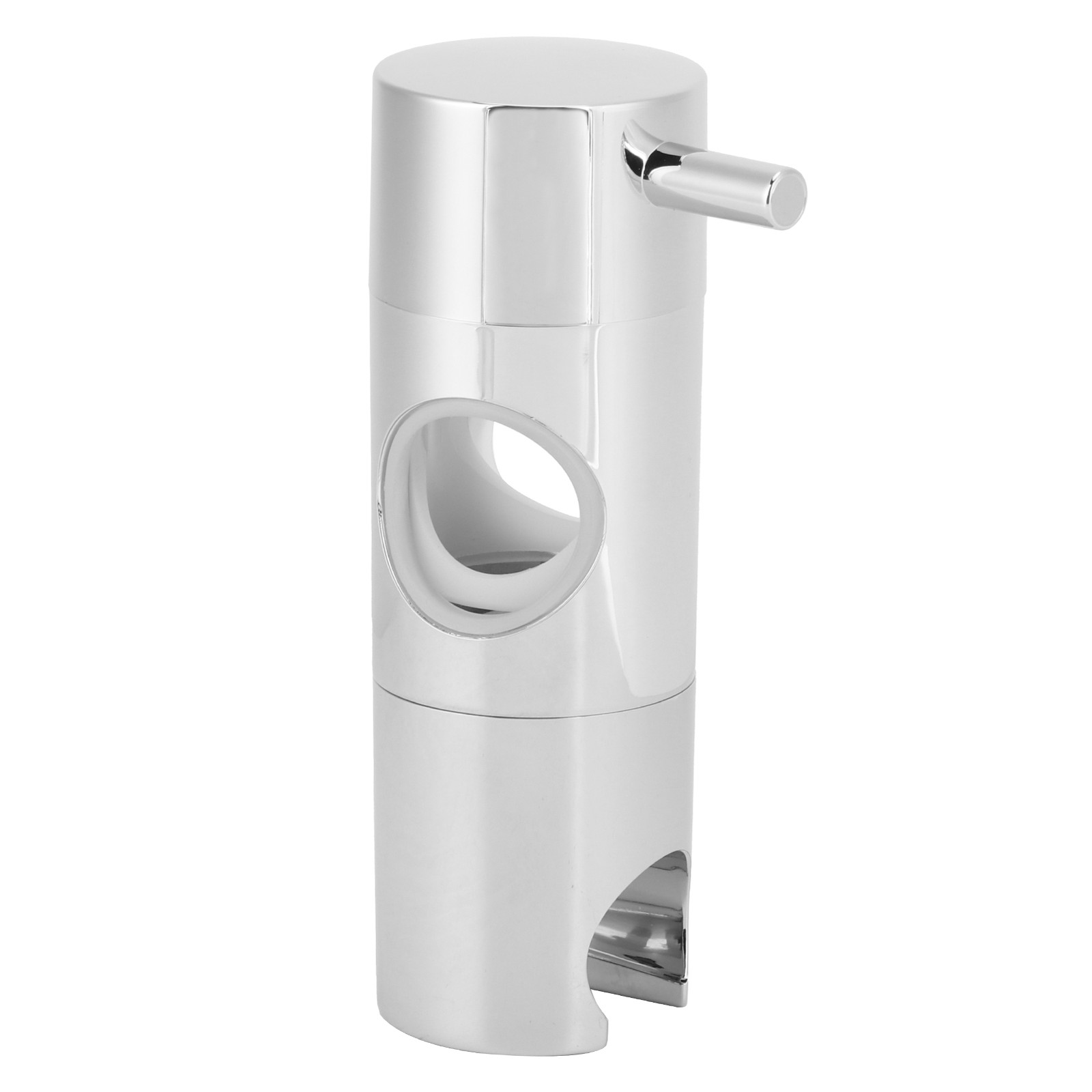 Adjustable Shower Head Holder Support Rail Head Bracket For 24mm Slide Bar SS.