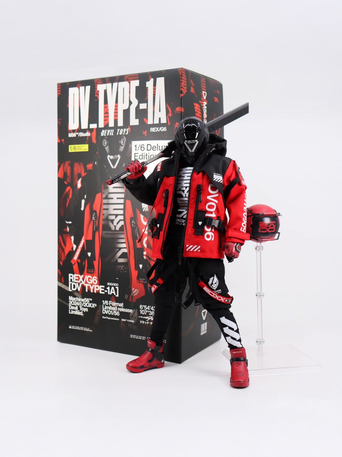 Figurine REX/G6 Devil Toys Machine56, chef-d'œuvre articulé 1/6 Deluxe