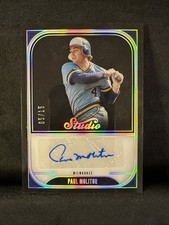 2023 Panini Chronicles Studio Black Signature Paul Molitor SBS-PMR Holo /15 (AU)