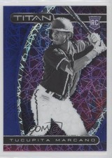 2021 Panini Chronicles Titan Blue Velocity Prizm Tucupita Marcano #19 0v7