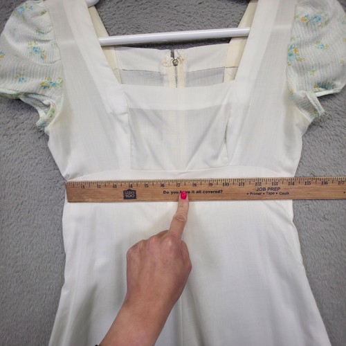 Vintage Prairie Maxi Dress XS Cottagecore 60s 70s Boho 2 Piece Layered, Size XS, $69.99 - Photo 22